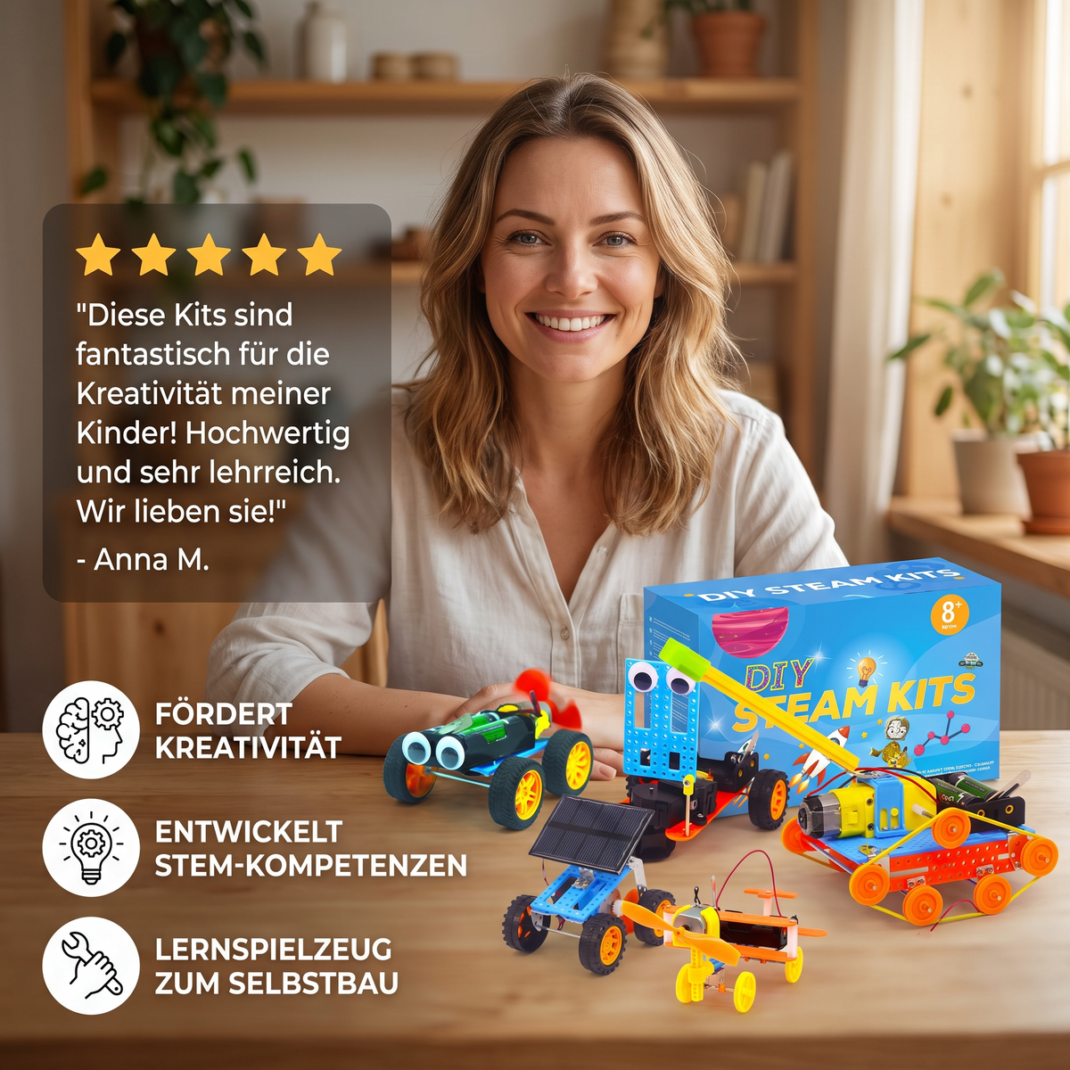 5-in-1 DIY-MINT-Fahrzeug-Bauset für Kinder