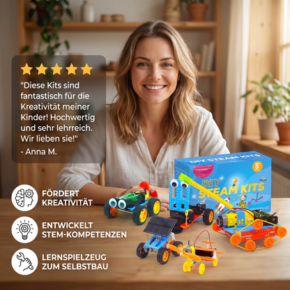 5-in-1 DIY-MINT-Fahrzeug-Bauset für Kinder
