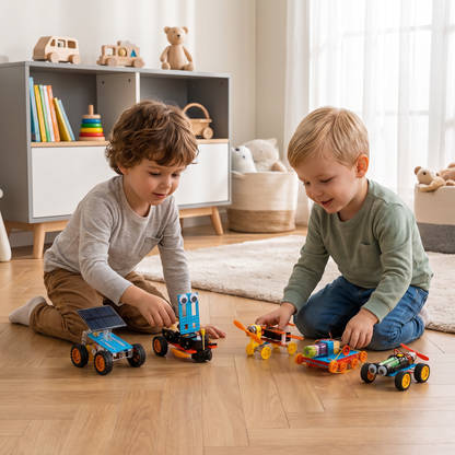 5-in-1 DIY-MINT-Fahrzeug-Bauset für Kinder