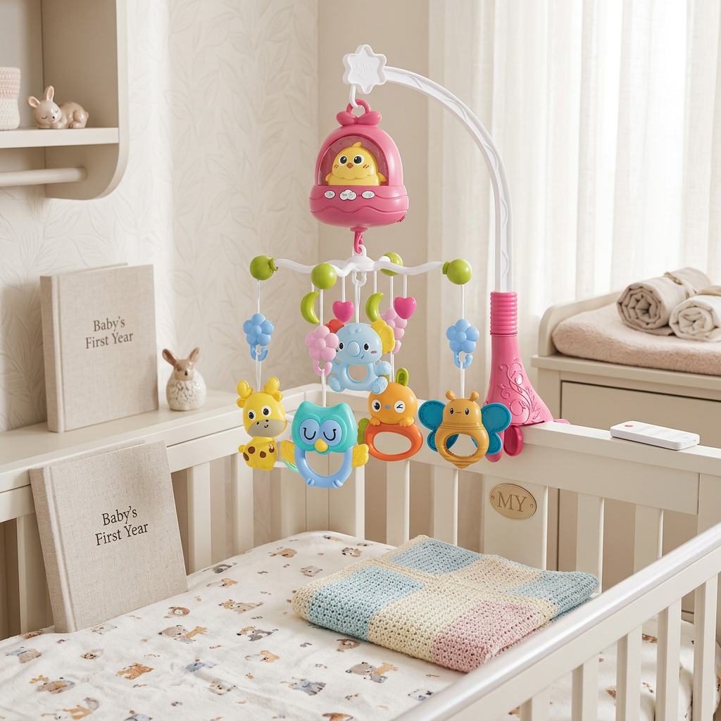 Mobile Spielzeug für Babybett & Wickeltisch