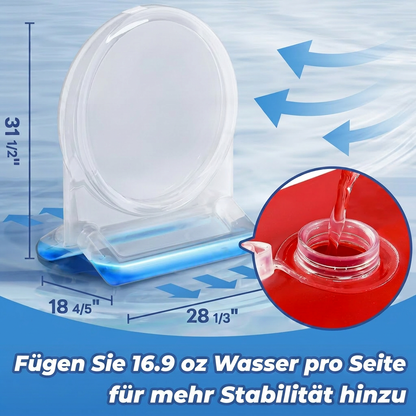 Aufblasbares Wasser-Zielspiel mit Darts – Outdoor-Wurfspiel für den Garten