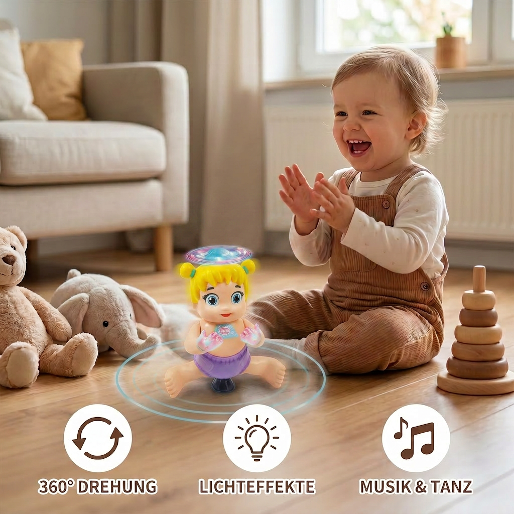 360° tanzende Spielpuppe