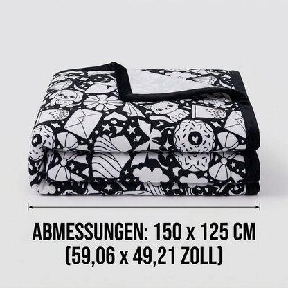 Kreative Ausmaldecke für die ganze Familie