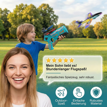 Kinder Flugzeug-Katapult Launcher – Outdoor Flugspiel