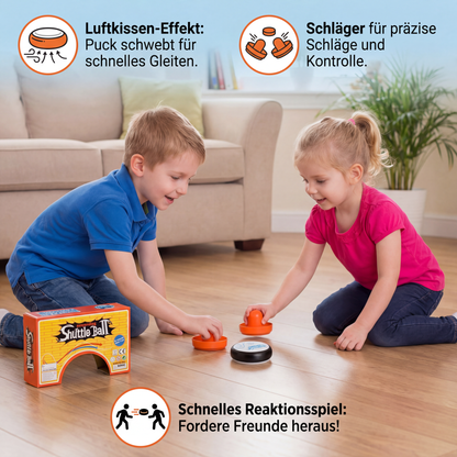 Mini Airhockey Tischspiel für Kinder – Schnelles Reaktionsspiel mit Pucks