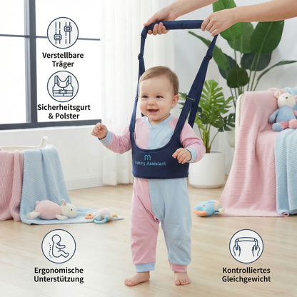 Verstellbare Baby-Lauflernhilfe mit Sicherheitsgurt