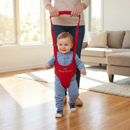 Verstellbare Baby-Lauflernhilfe mit Sicherheitsgurt