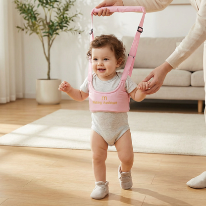 Verstellbare Baby-Lauflernhilfe mit Sicherheitsgurt