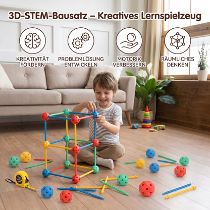 3D-STEM-Bausatz – Kreatives Lernspielzeug