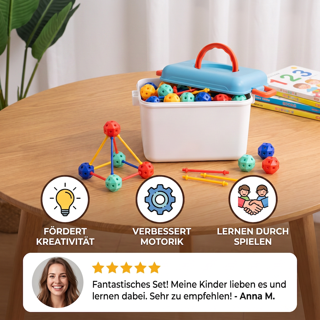 3D-STEM-Bausatz – Kreatives Lernspielzeug