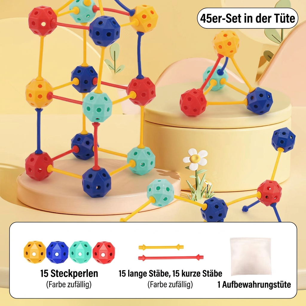 3D-STEM-Bausatz – Kreatives Lernspielzeug