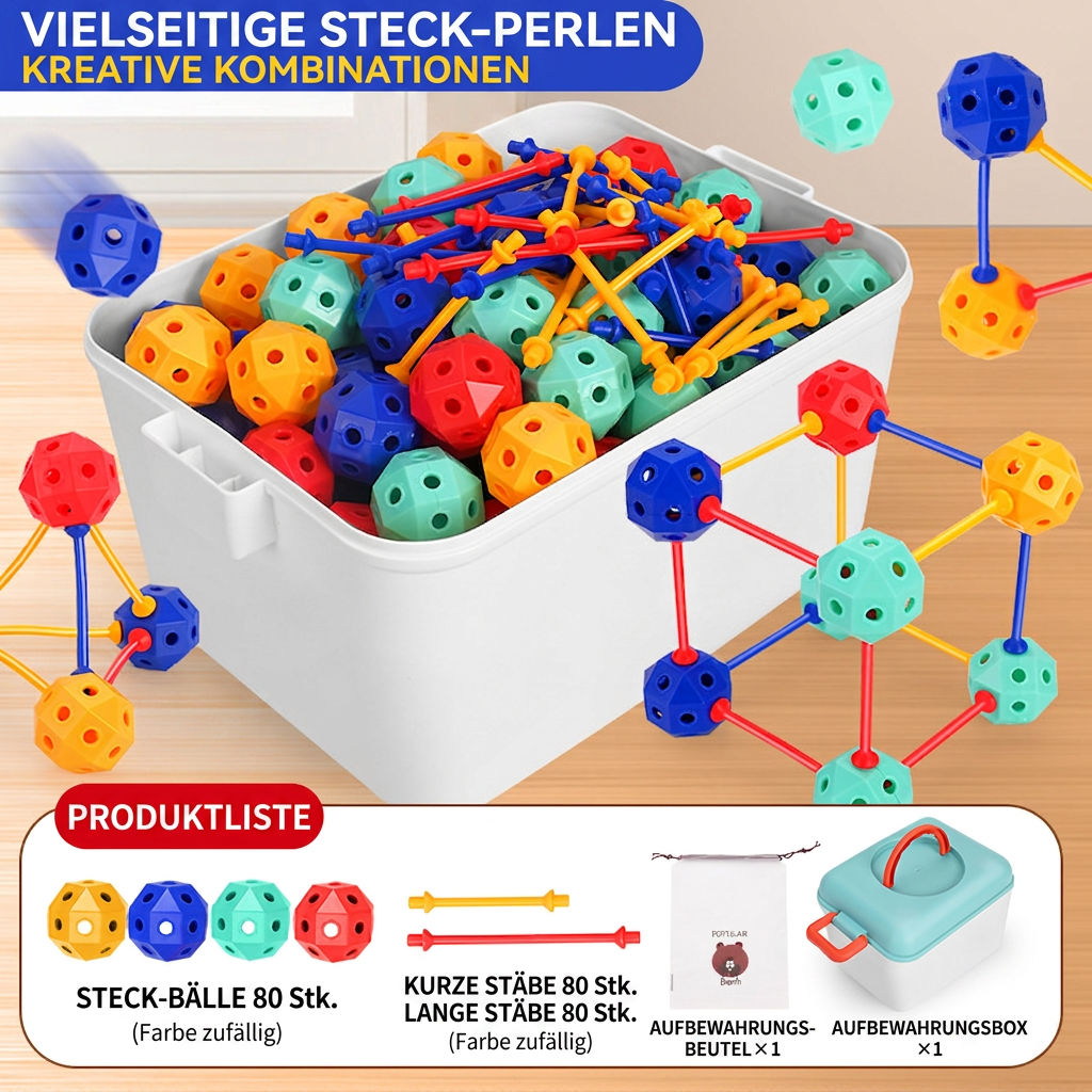 3D-STEM-Bausatz – Kreatives Lernspielzeug
