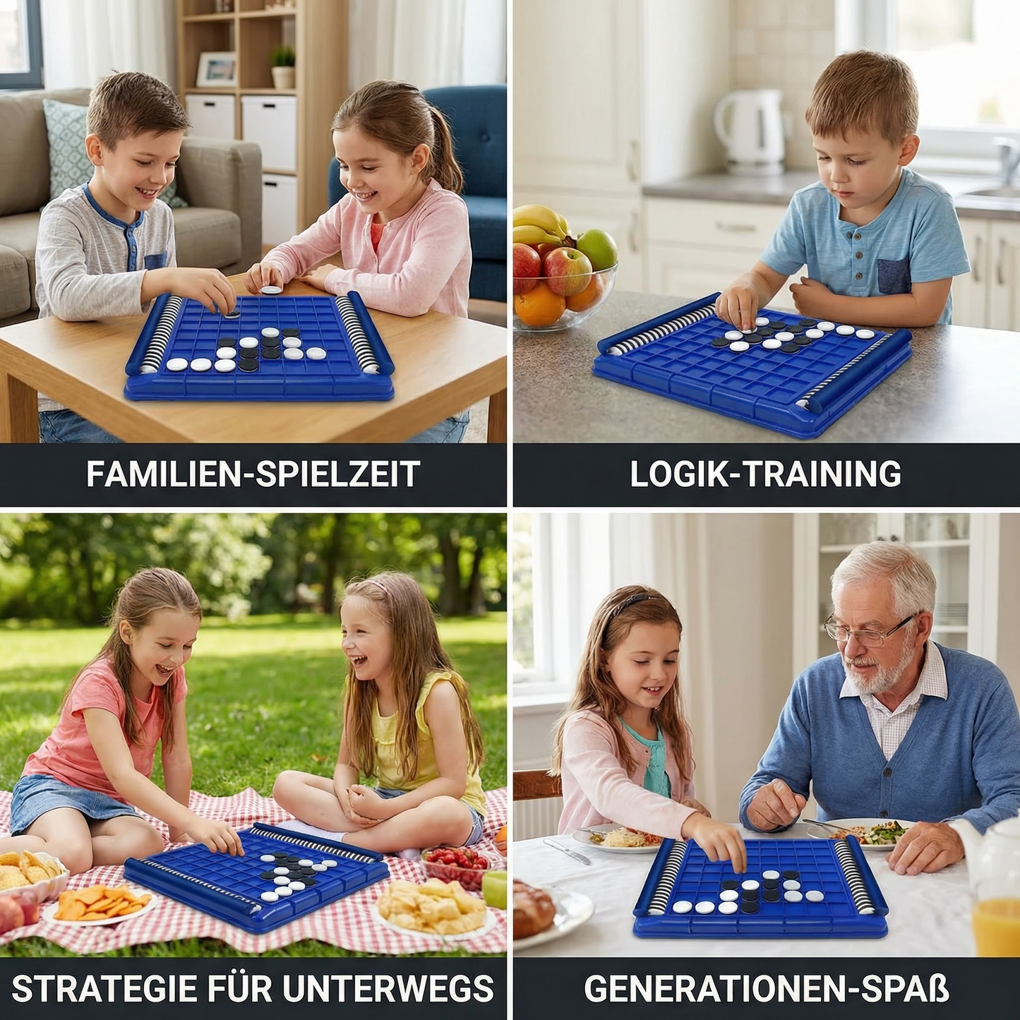 Umklapp Logik Famlien Strategiespiel für Kinder