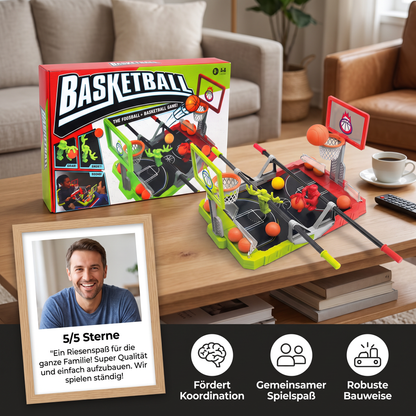 Mini-Basketball-Battle-Spiel – Tischbasketball-Herausforderung für 2 Spieler