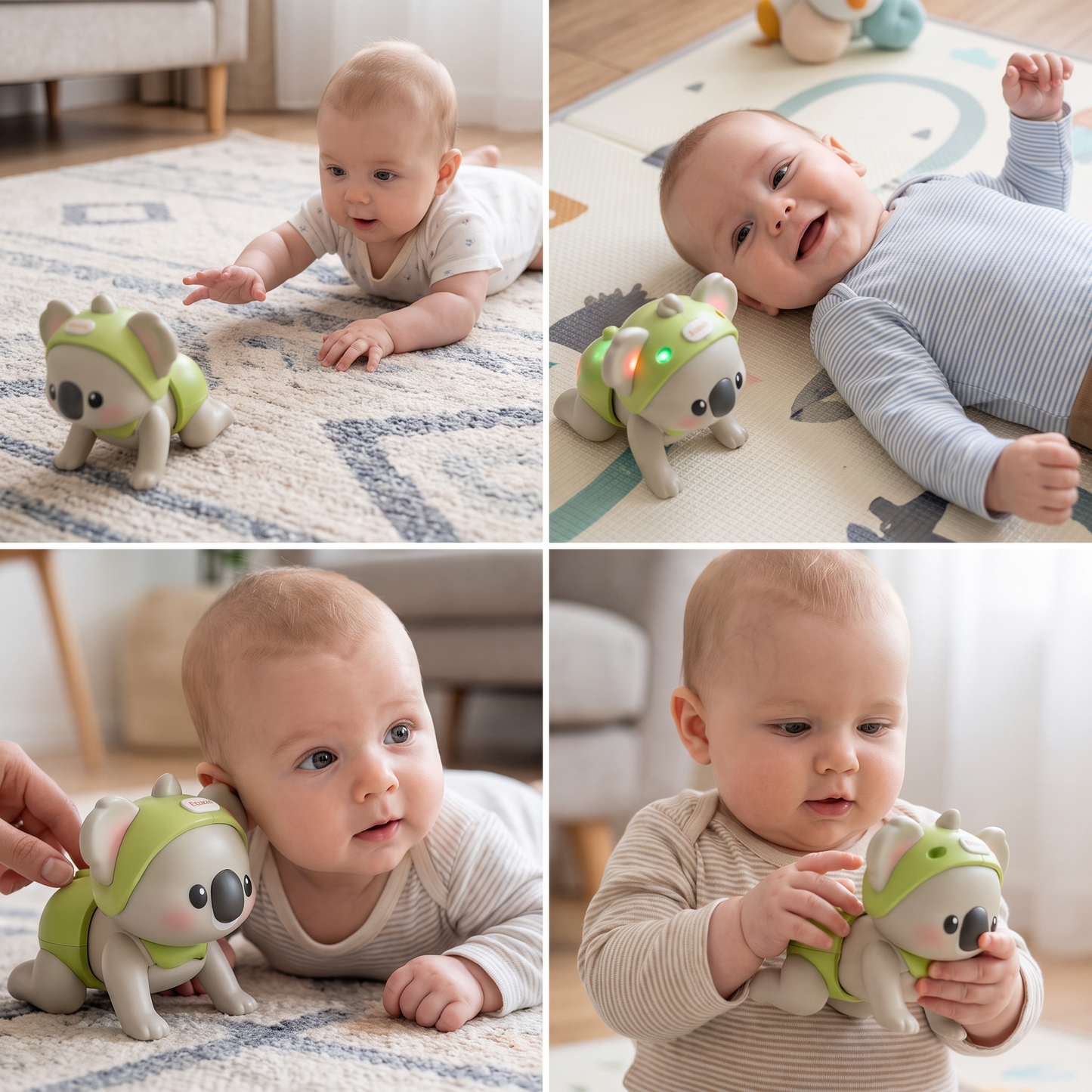 Interaktives Krabbel-Babyspielzeug mit Musik und Sprachaufzeichnung