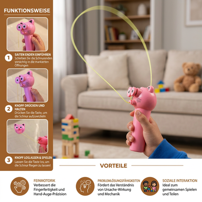 Interaktives fliegendes Seilspielzeug für Kinder