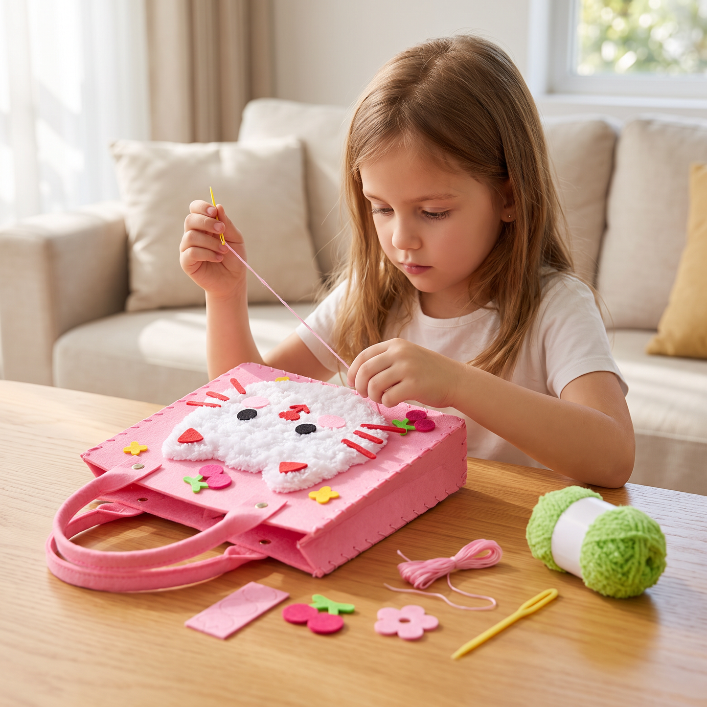 DIY-Plüschtaschen-Bastelset für Kinder