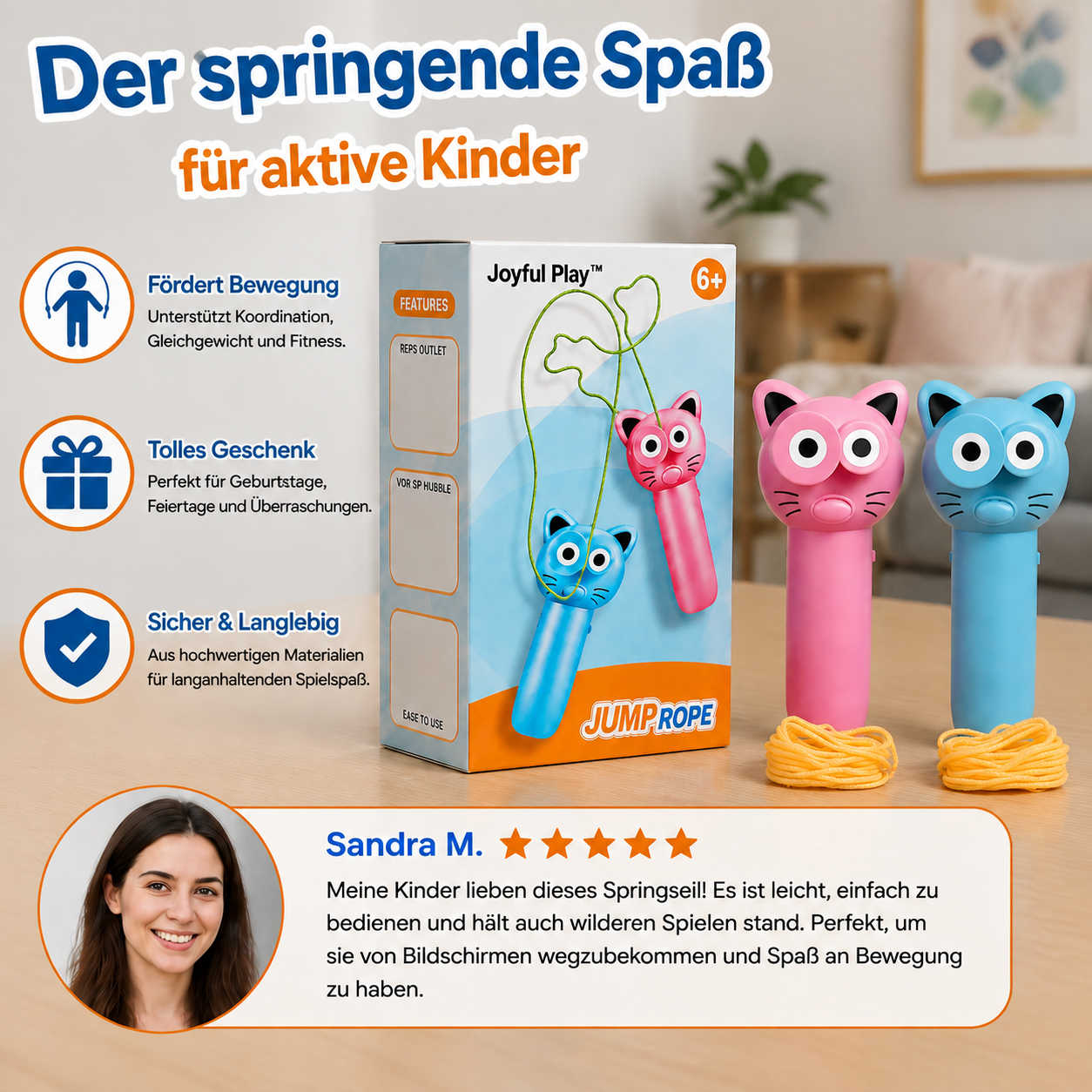 Interaktives fliegendes Seilspielzeug für Kinder
