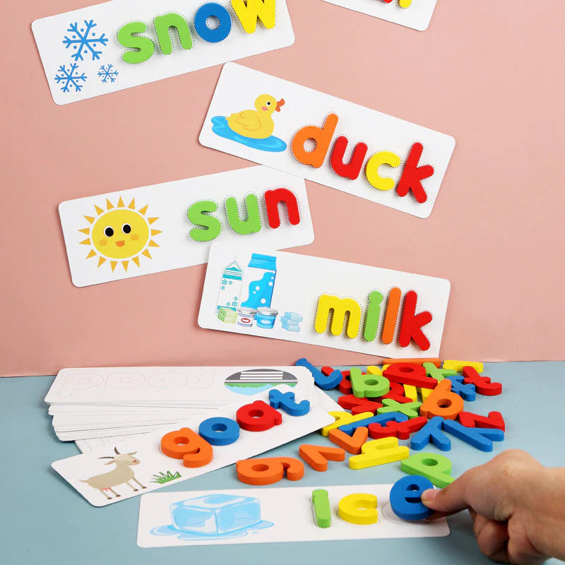 SpellMaster - Montessori Holzbuchstaben-Spiel
