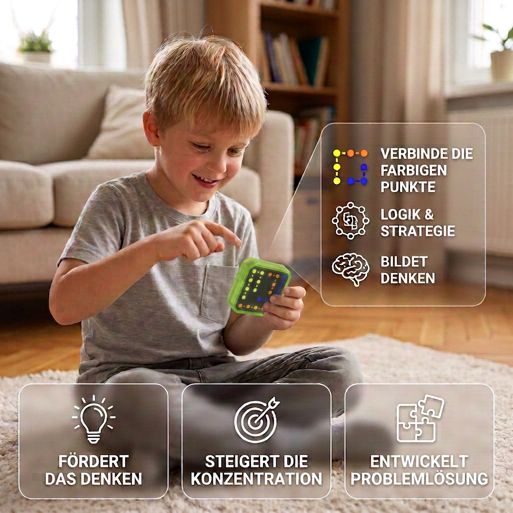 Smartes LED-Logik-Puzzlespiel – Über 800 knifflige Gehirntraining-Level