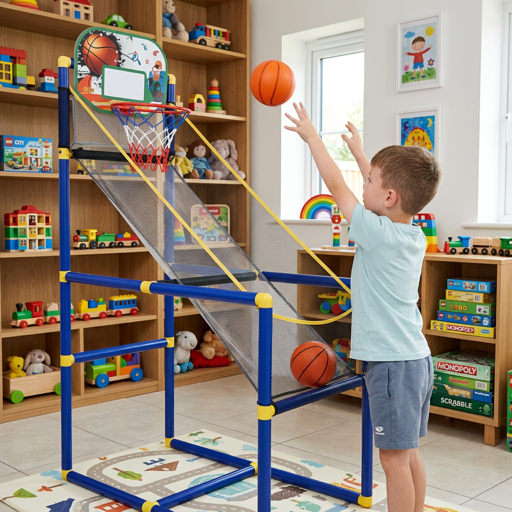 Verstellbarer Kinder-Basketballkorb – Wächst mit Ihrem Kind mit