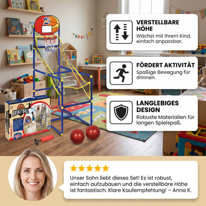 Verstellbarer Kinder-Basketballkorb – Wächst mit Ihrem Kind mit