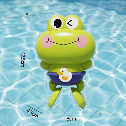 Süßes Aufziehbares Schwimmfrosch-Badespielzeug für Kinder