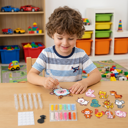 DIY-Punktperlen-Sticker-Bastelset für Kinder