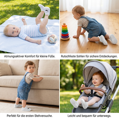 Sommer Babyschuhe mit rutschfester Sohle und atmungsaktivem Material