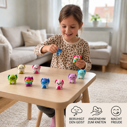 12er-Pack weiche Axolotl-Squishies – Anti-Stress-Spielzeug