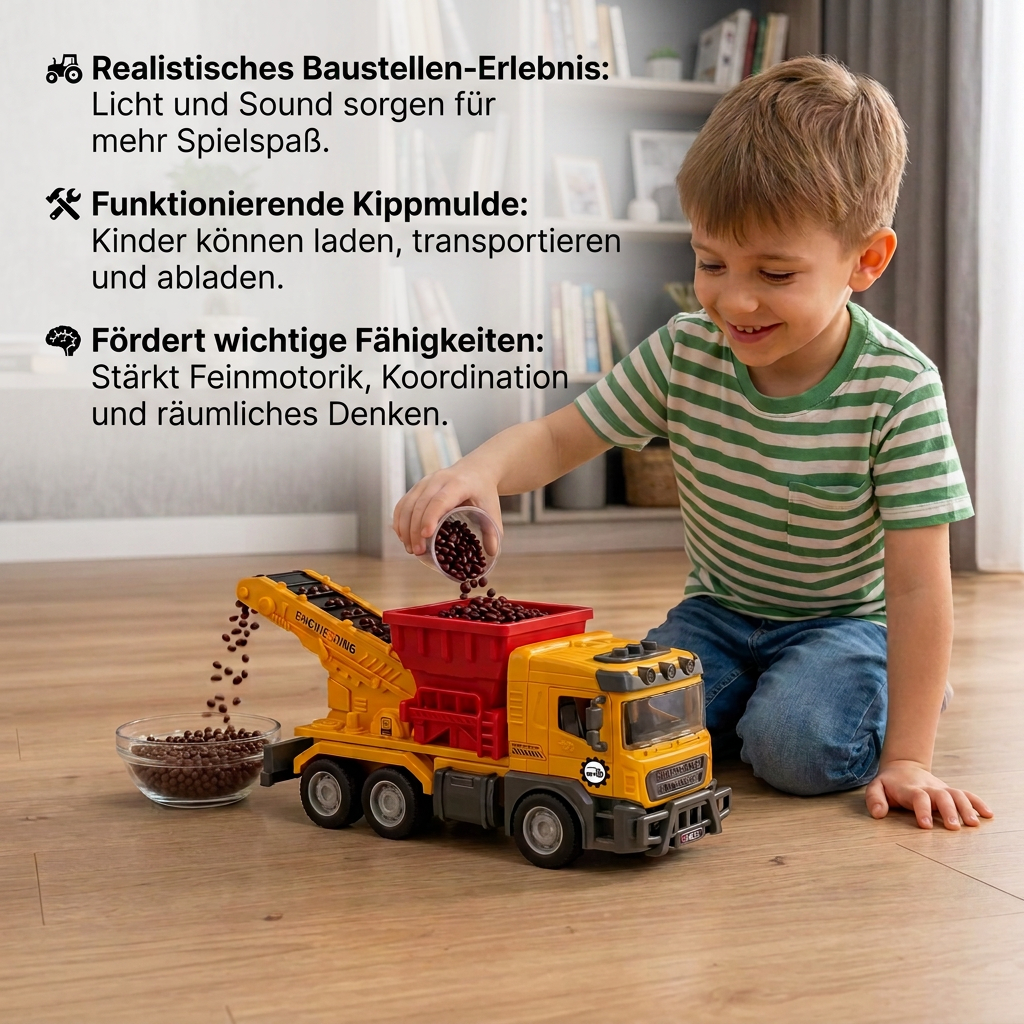 Baukipper-Spielzeug mit Licht- & Soundeffekten