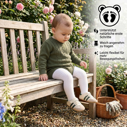 Klassische Retro-Babysneaker – Lauflernschuhe mit weicher Sohle
