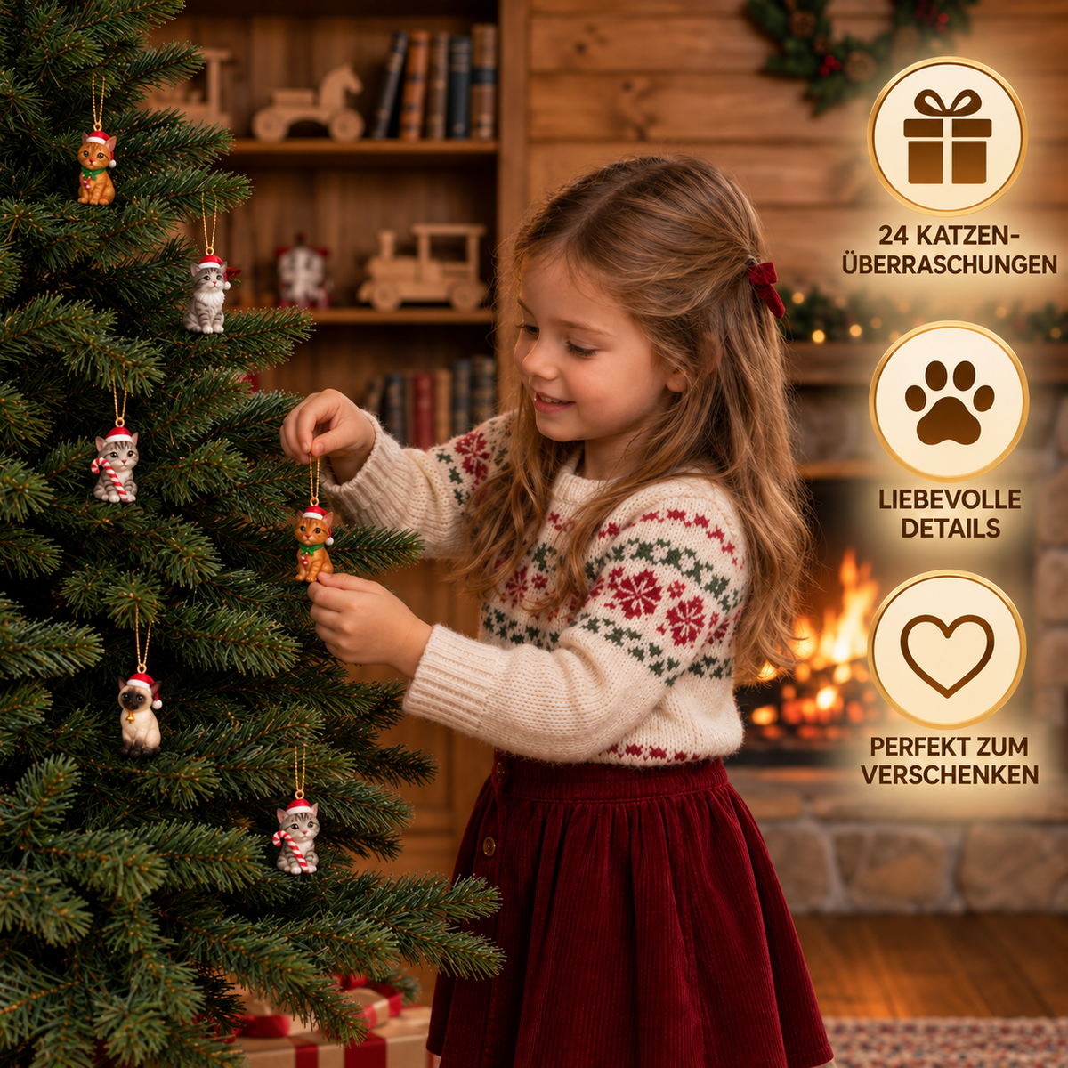 24-Day Christmas Cat Advent Calendar