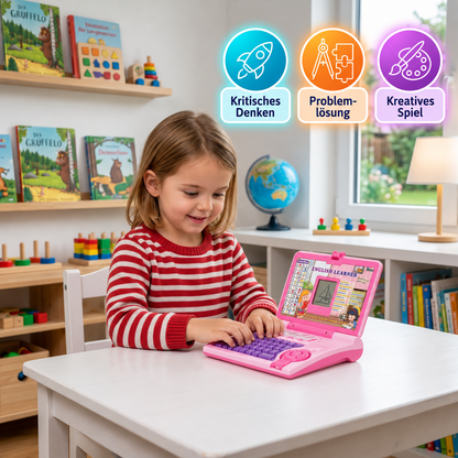 Interaktiver Lern-Laptop für Kinder