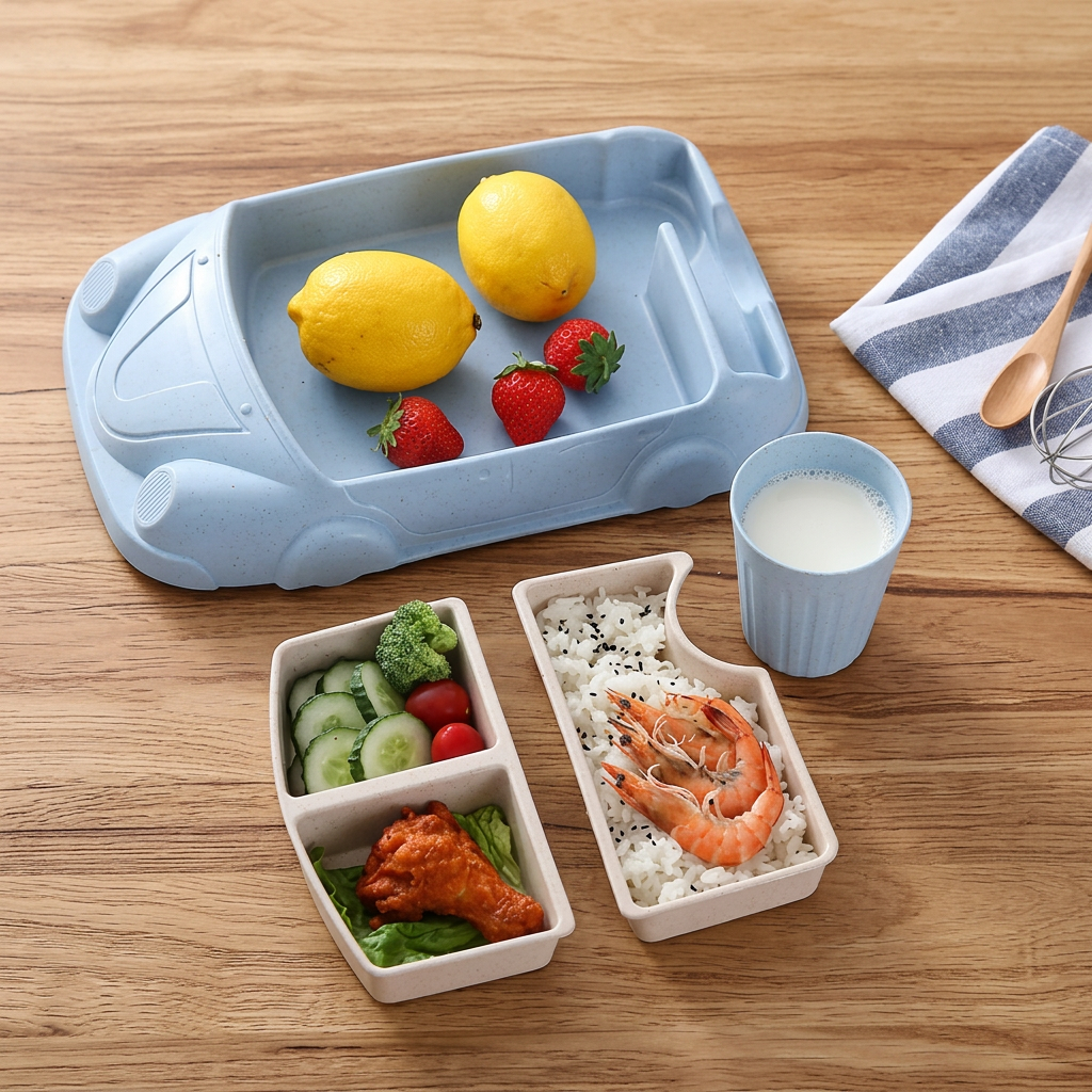 Kinder Essgeschirrset im Auto-Design