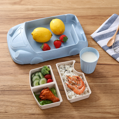 Kinder Essgeschirrset im Auto-Design