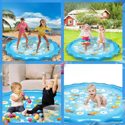 Kinder Pool mit Wasserfontänen