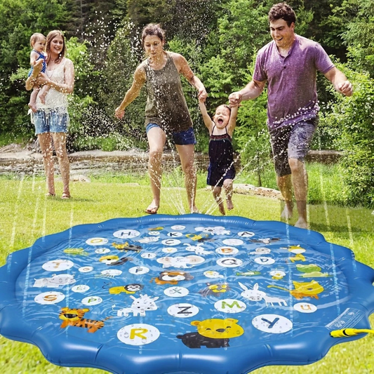 Kinder Pool mit Wasserfontänen