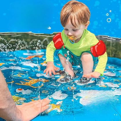 Kinder Pool mit Wasserfontänen