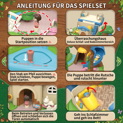 Magnetisches Traum-Schloss- & Garten-Spielset für Kinder