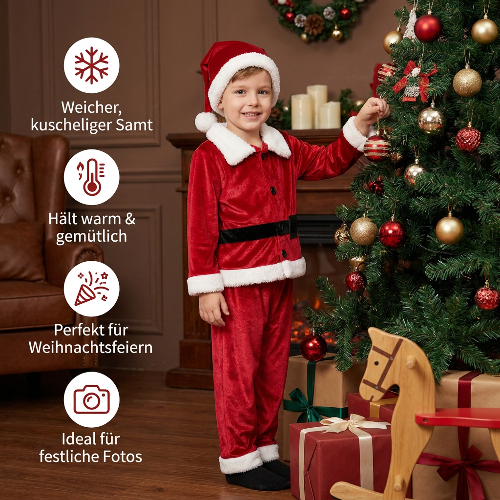 Weihnachtsmann-Kostümsets für Babys & Kleinkinder