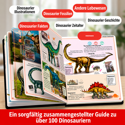 Interaktives sprechendes Dinosaurier-Enzyklopädie-Buch