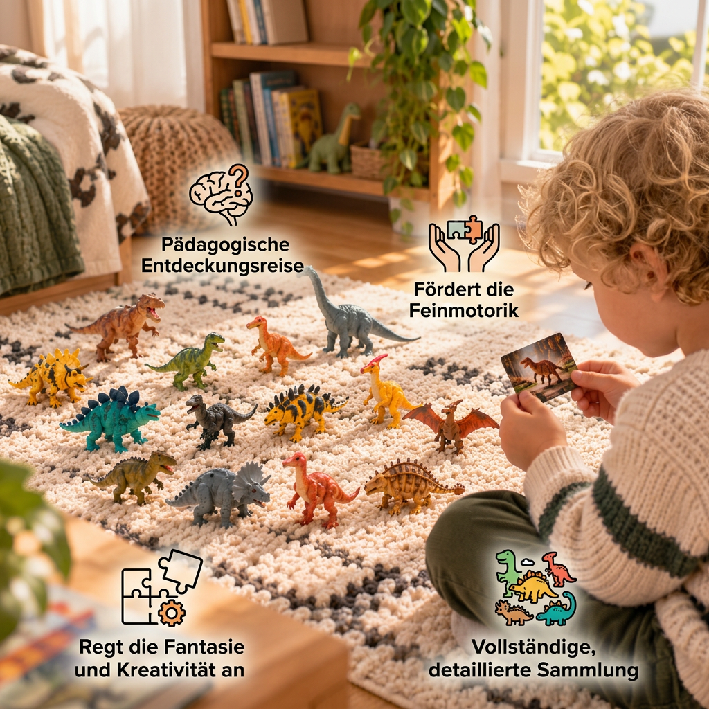 24-Tage-Dinosaurier-Adventskalender mit Überraschungsfiguren