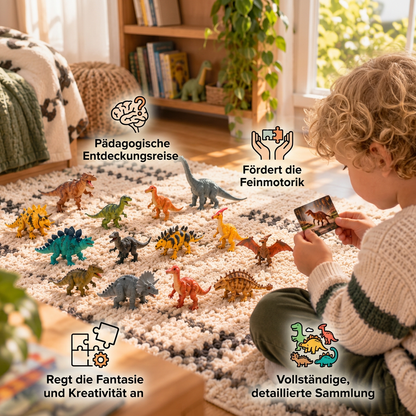 24-Tage-Dinosaurier-Adventskalender mit Überraschungsfiguren