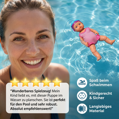 Schwimmende Babypuppe für Kinder