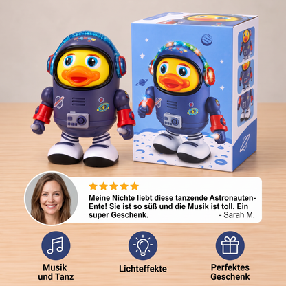 Tanzende Astronaut Ente