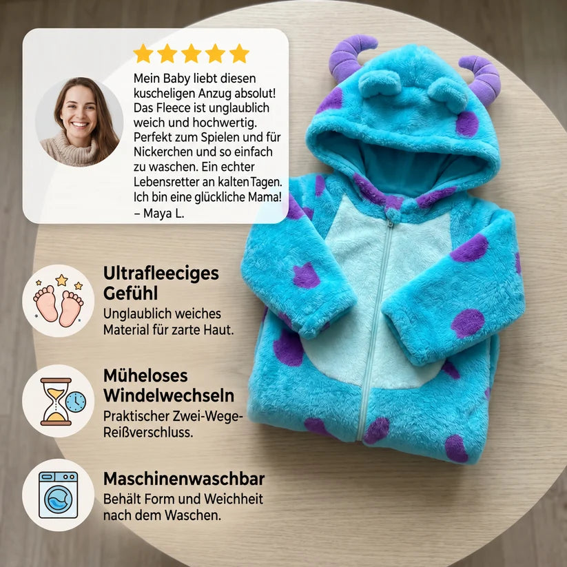Kuscheliges flauschiges Kostüm für Babys & Kleinkinder
