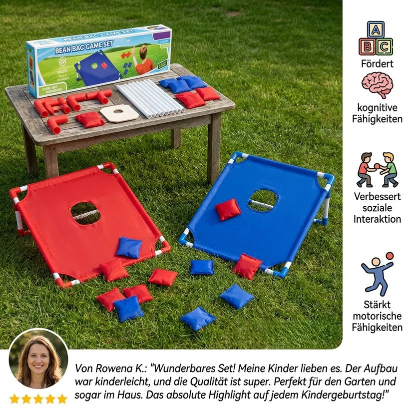 Zweifarbiges Bean-Bag-Wurfspiel für drinnen & draußen