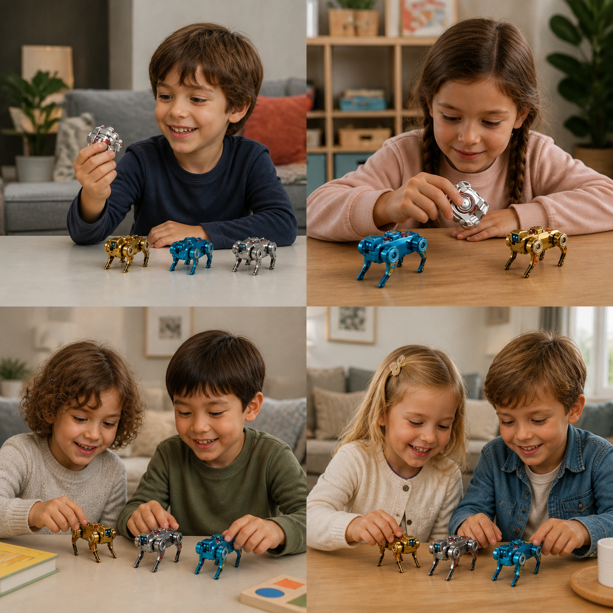 3-in-1 mechanischer Roboterhund-Fidget-Spinner