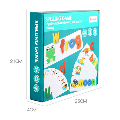 SpellMaster - Montessori Holzbuchstaben-Spiel